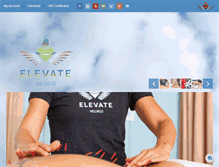 Tablet Screenshot of elevatehealthy.com